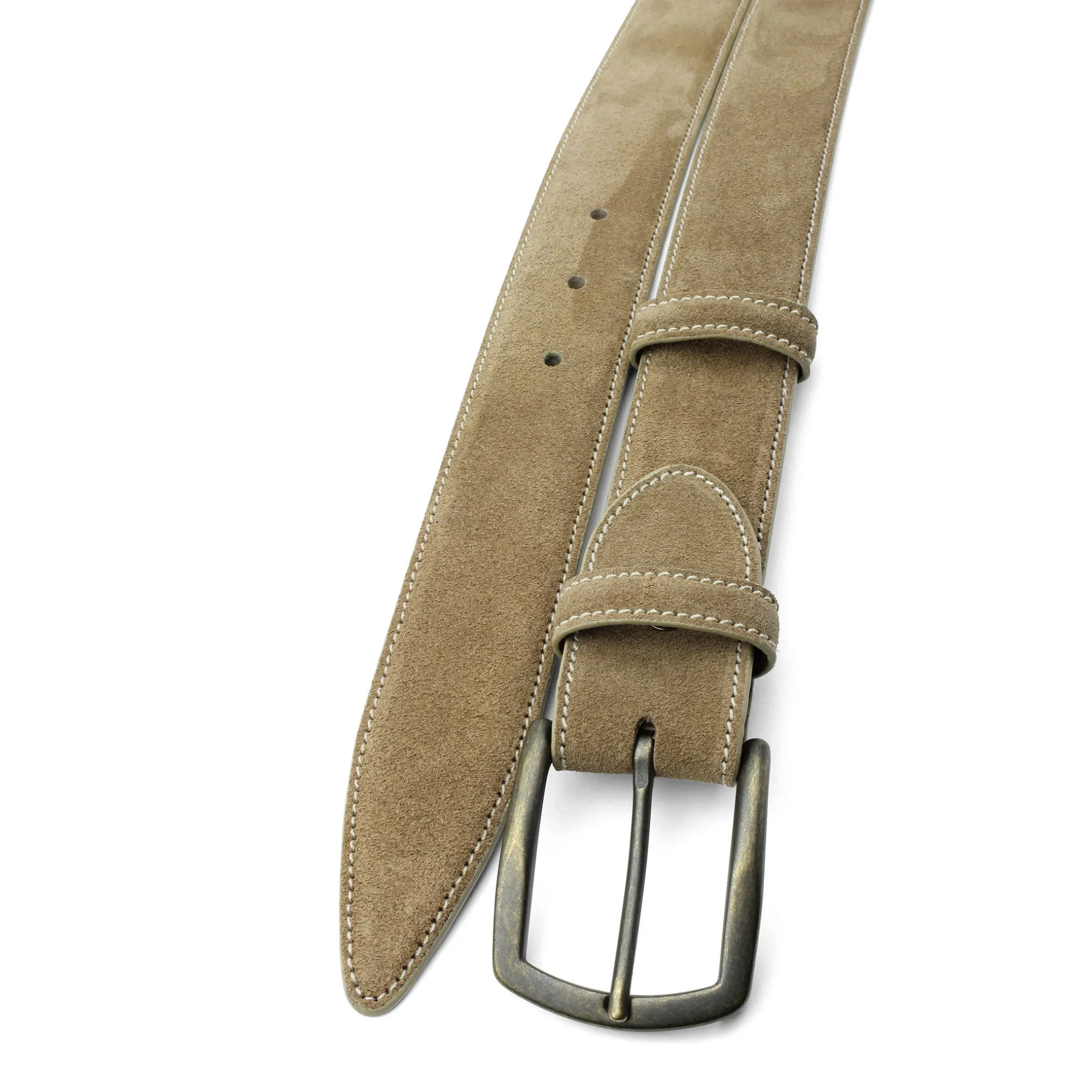 Classic Antelope Toned Suede Belt