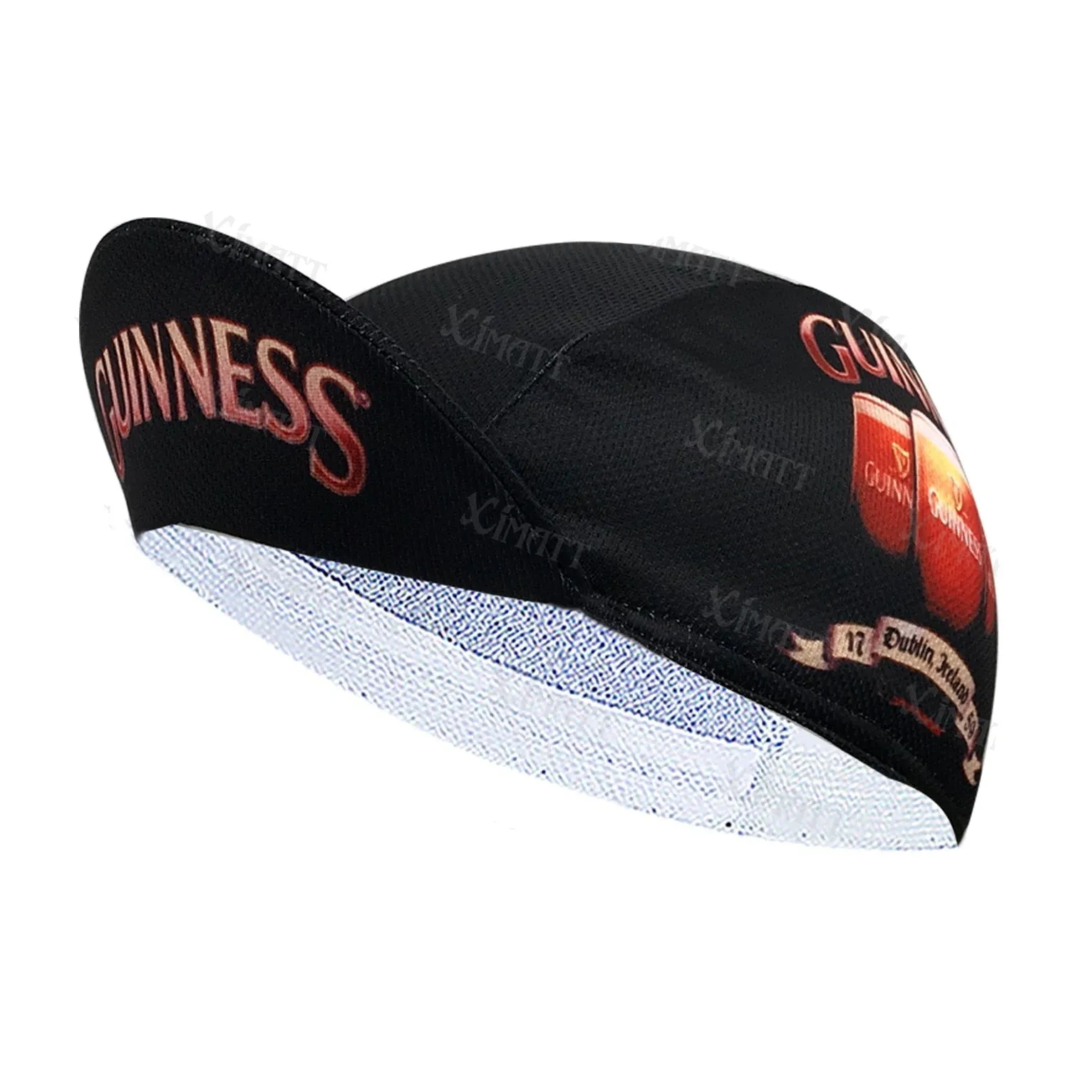 Classic Retro Beer Cycling Caps Cool Quick Drying Sun Visor White Black Red Men's And Women's Wear Bicycle Balaclava