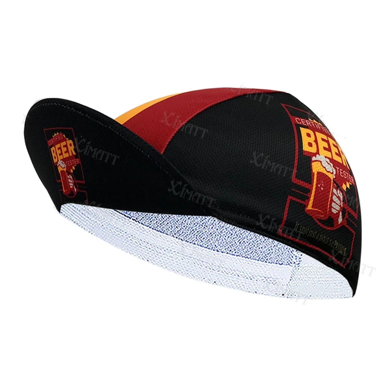 Classic Retro Beer Cycling Caps Cool Quick Drying Sun Visor White Black Red Men's And Women's Wear Bicycle Balaclava