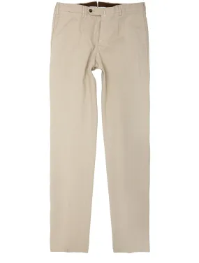 Cotton Chino Trouser-Beige