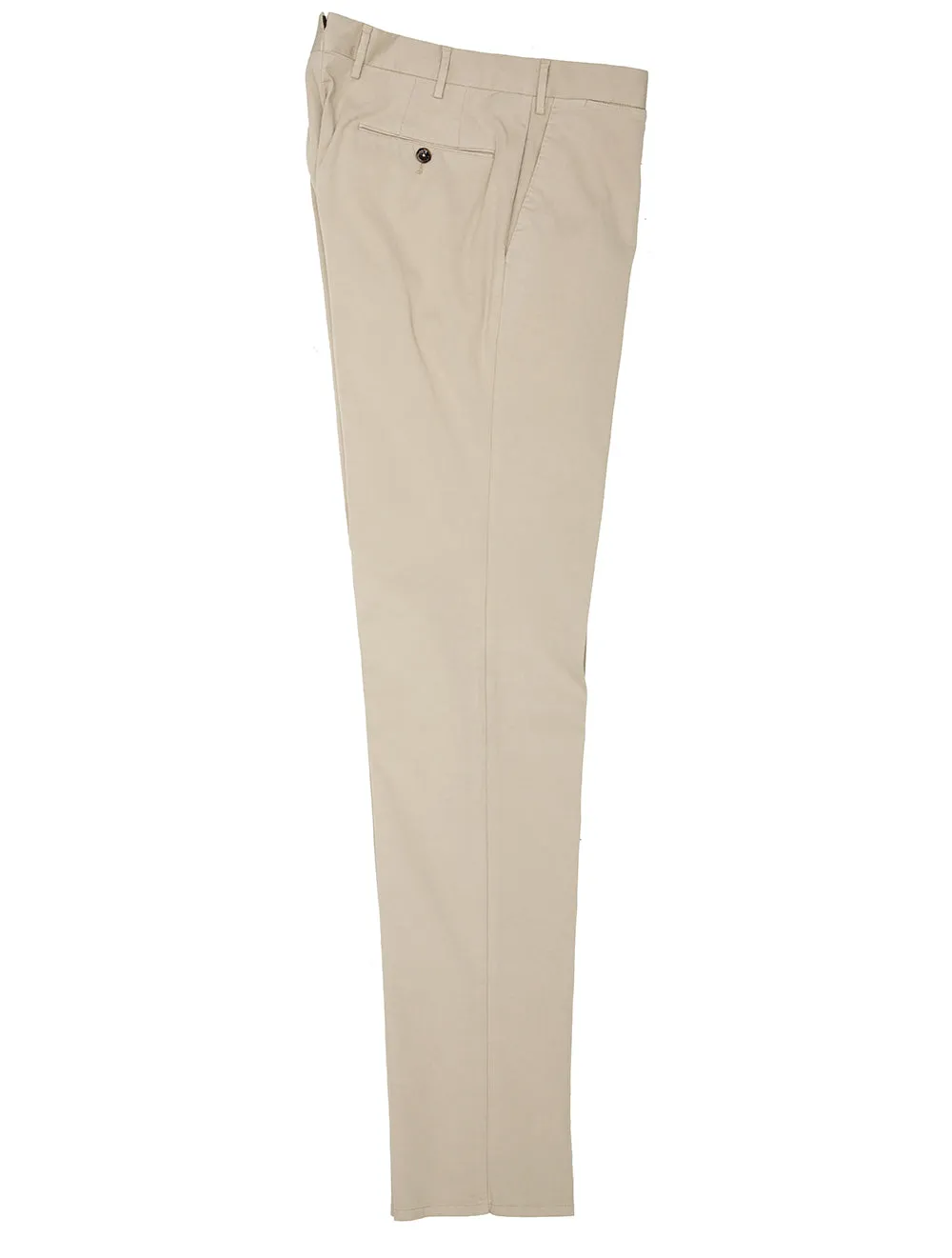 Cotton Chino Trouser-Beige