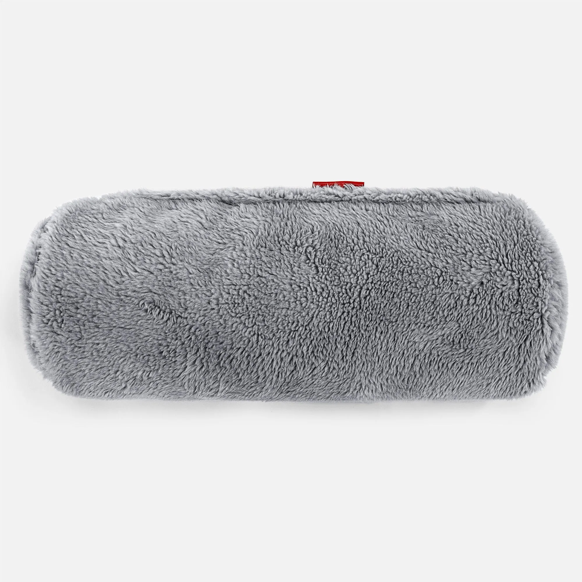 Decorative Bolster Cushion Cover 20 x 55cm - Teddy Faux Fur Dark Grey