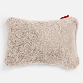 Decorative Rectangular Cushion Cover 35 x 50cm - Teddy Faux Fur Mink