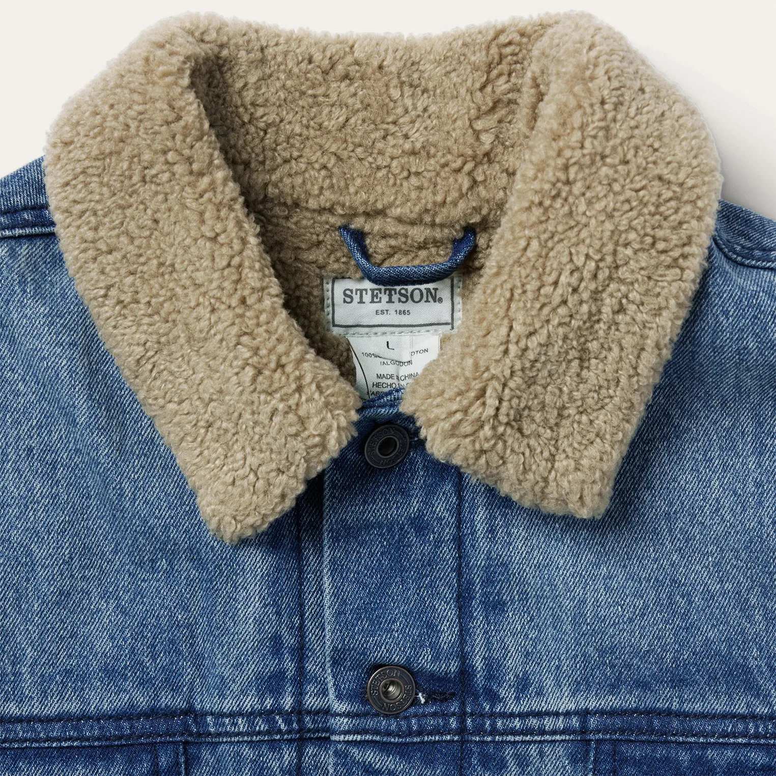 Denim Sherpa Jacket