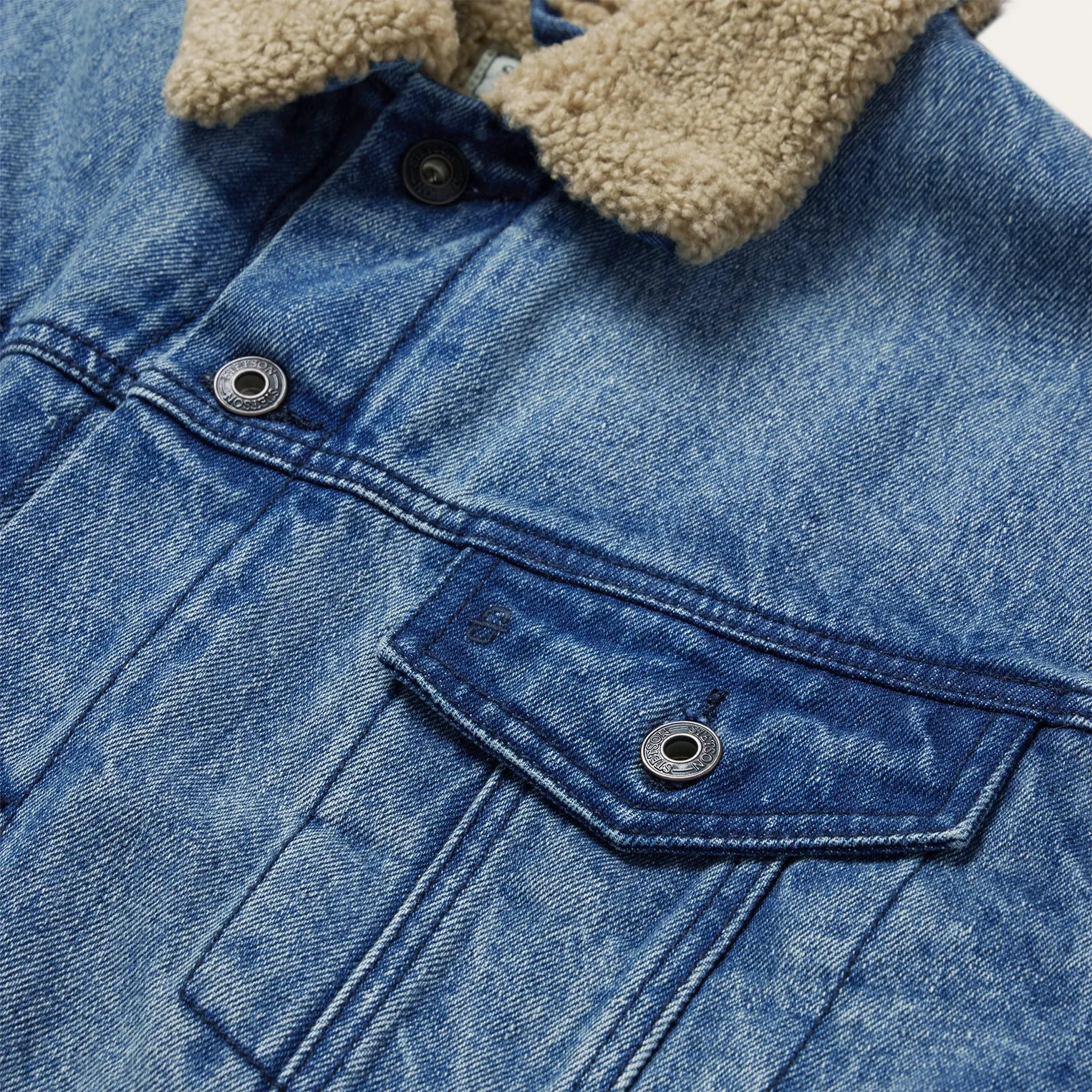 Denim Sherpa Jacket