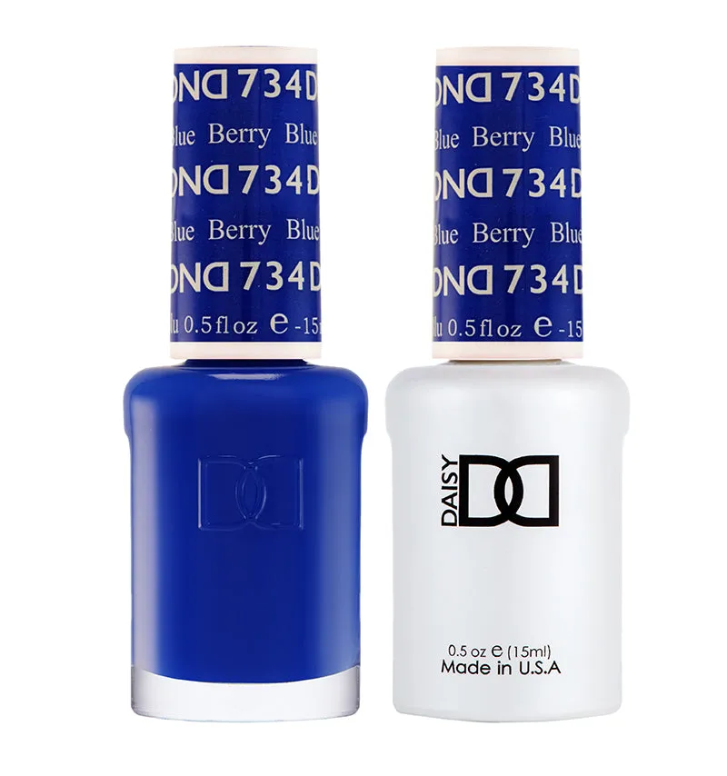 DND Gel & Polish Duo 734 Berry Blue