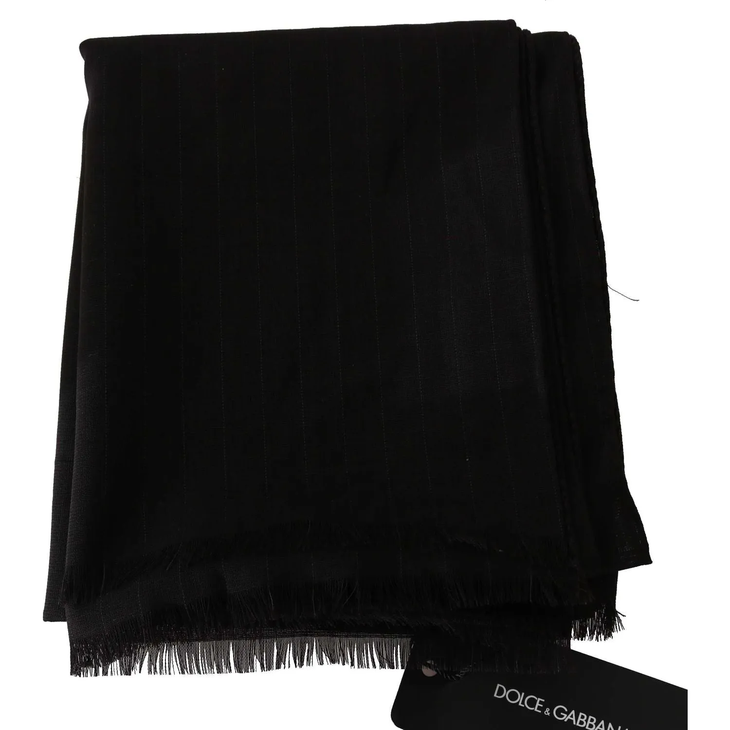 Dolce & Gabbana Elegant Striped Wool Men's Scarf