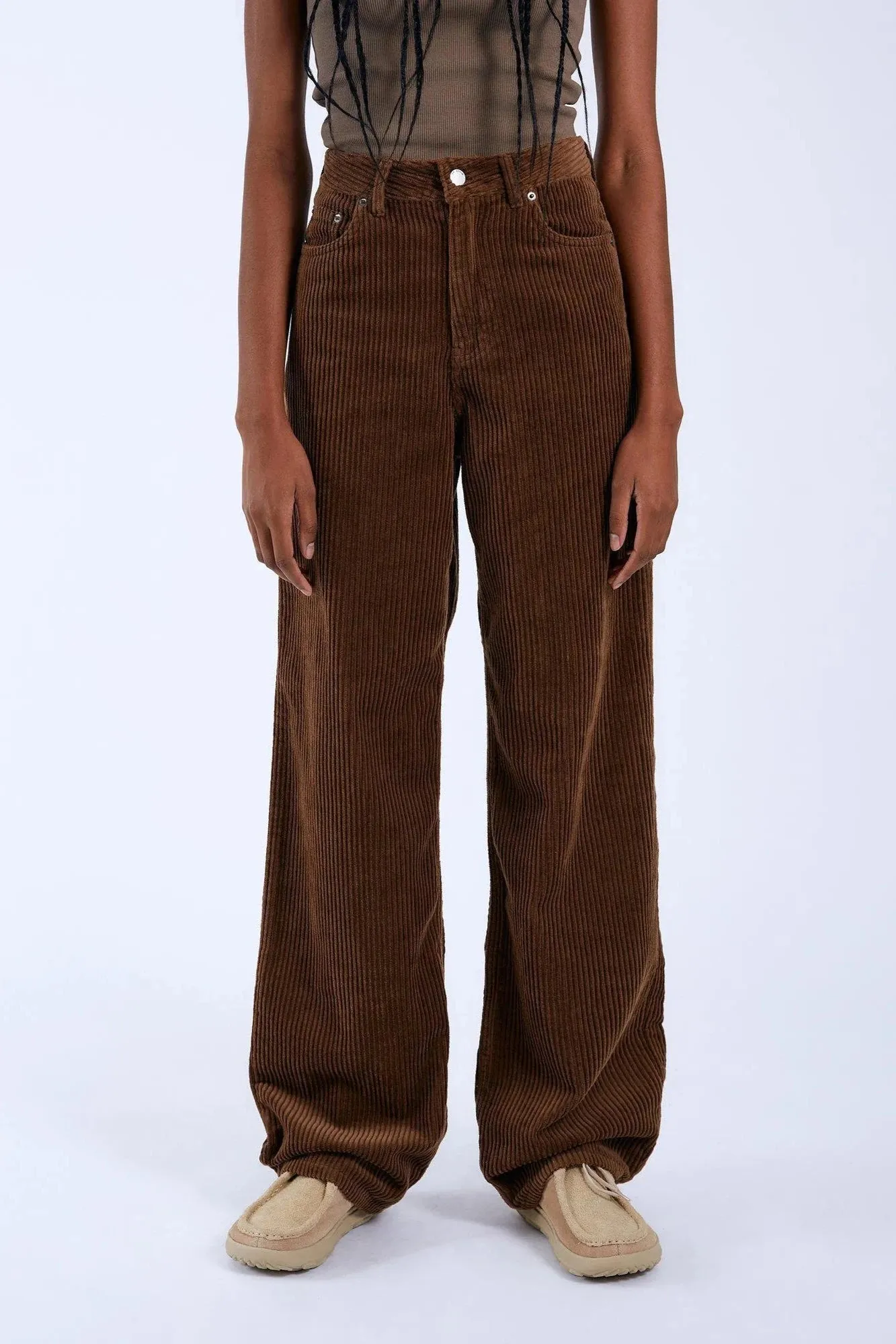 DONNA PANT (Brown Cord)