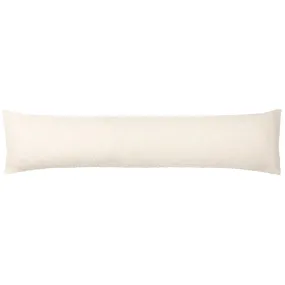 Draught Excluder Cushion - Teddy Fleece Ivory