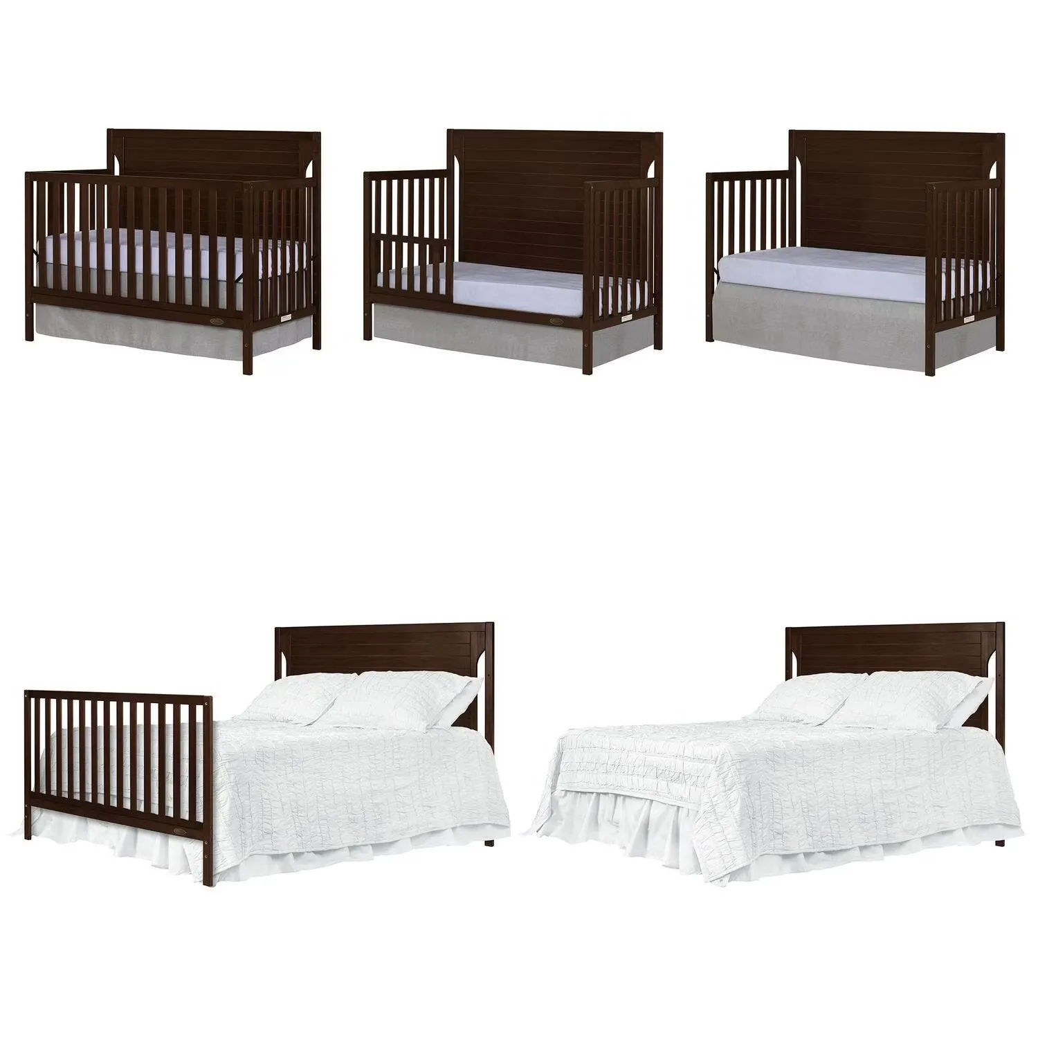 Dream On Me Cape Cod 5-in-1 Convertible Crib