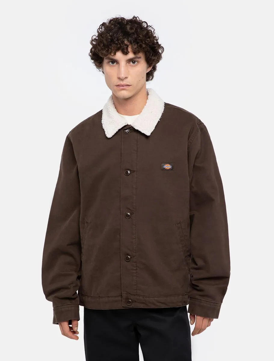 Duck Canvas Jacket Dark Brown