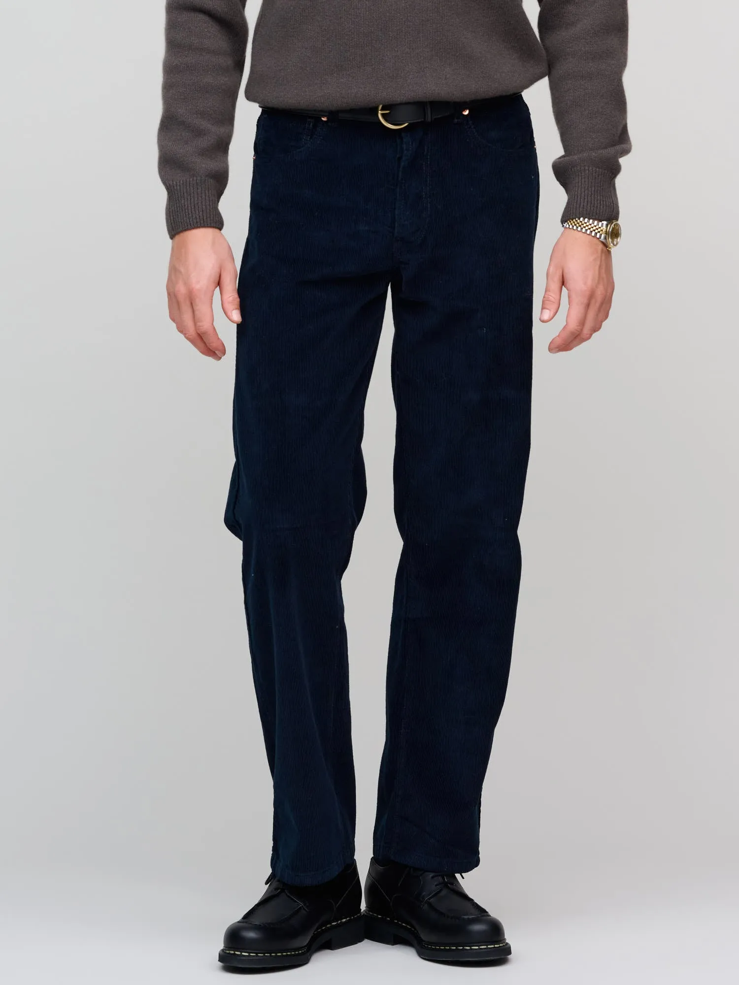 Easy Fit Jeans , Navy Corduroy