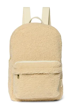 Ecru Teddy MIDI Backpack with Front Pocket