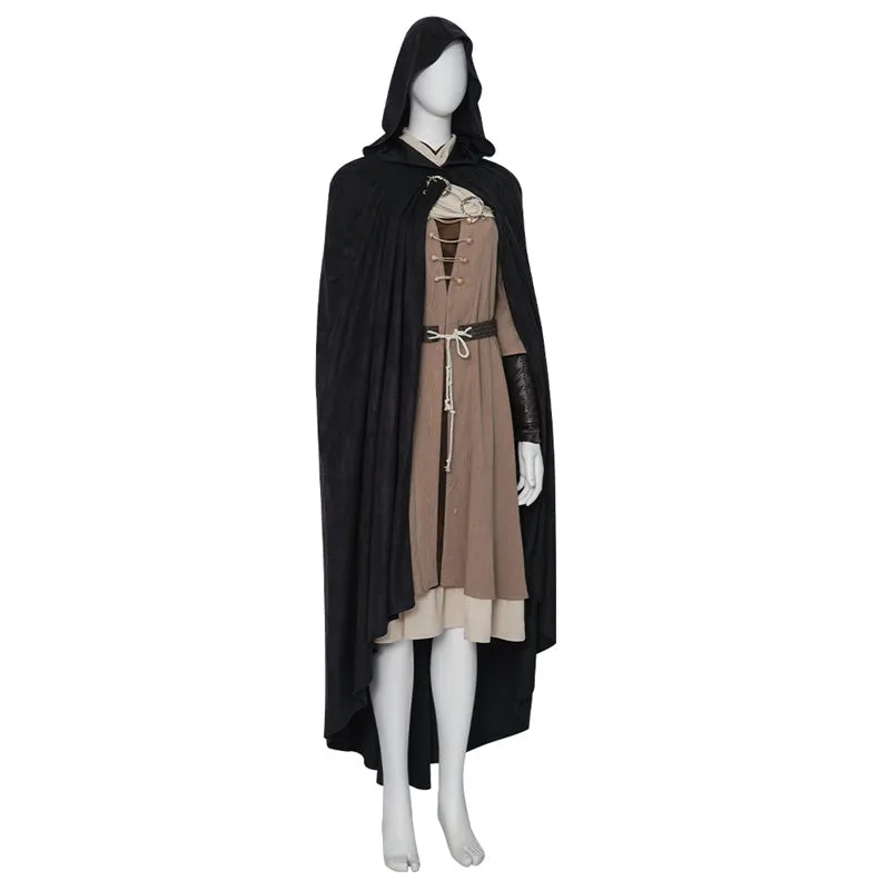 Elden Ring Melina Premium Cosplay Costume Melina Cloak Dress Suit Halloween Outfit