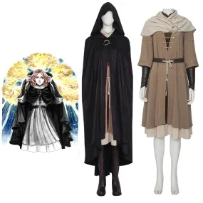 Elden Ring Melina Premium Cosplay Costume Melina Cloak Dress Suit Halloween Outfit