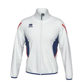 ERREA CHRISTOPHER FULL ZIP TRACK JACKET WHITE NAVY RED