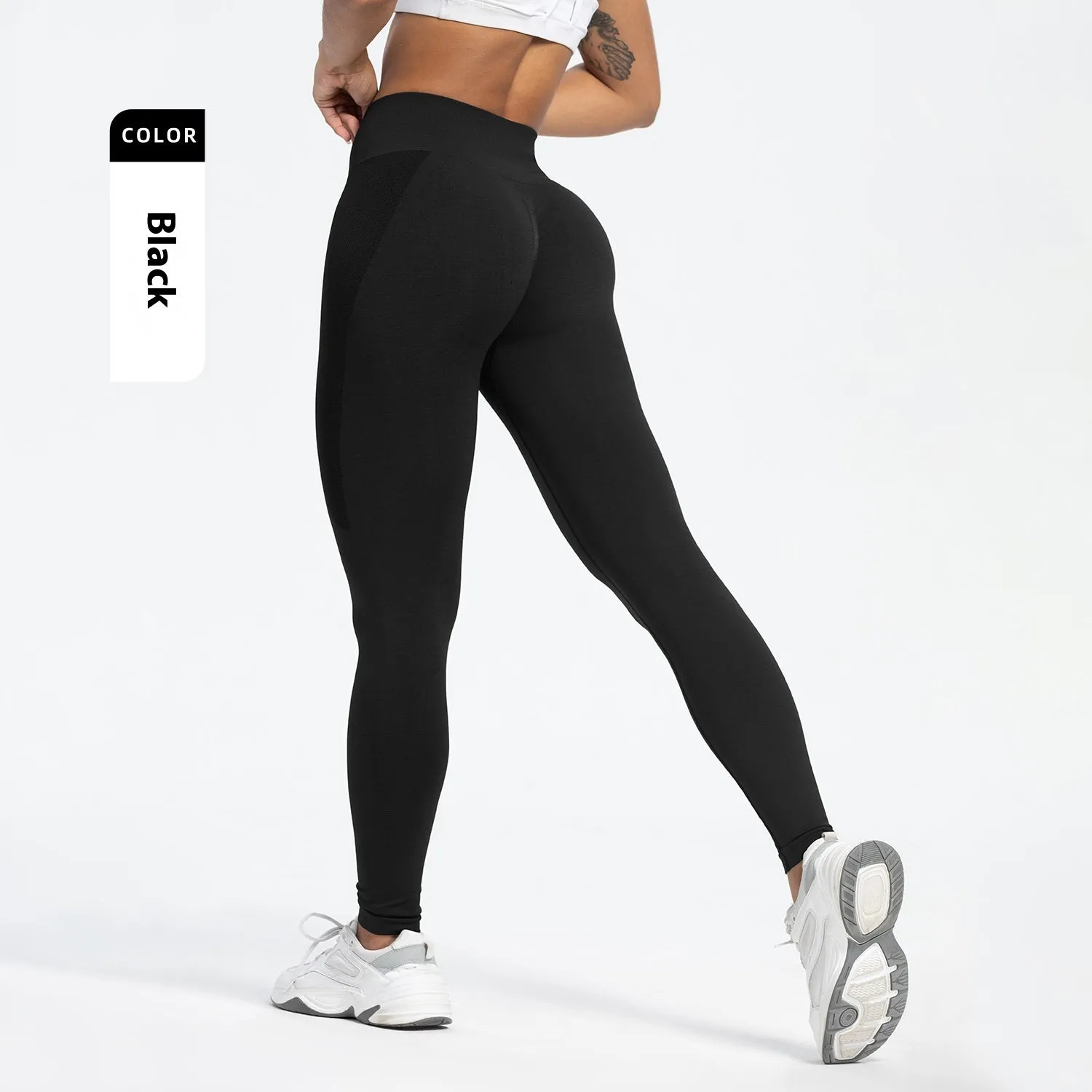 European And American Sports Seamless Hip Raise Yoga Pants Women