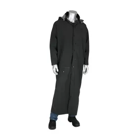 Falcon 205-322FR/S Premium 60" Duster Raincoat with Limited Flammability - 0.35 mm