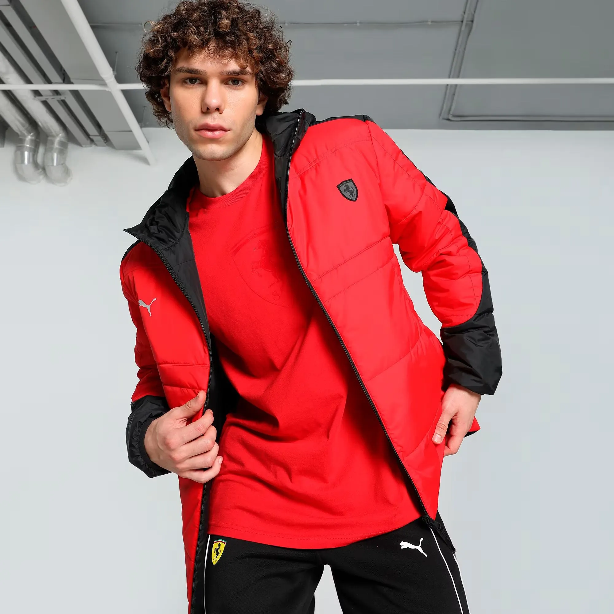 Ferrari jacket, Puma, Style Reversible Padded, black