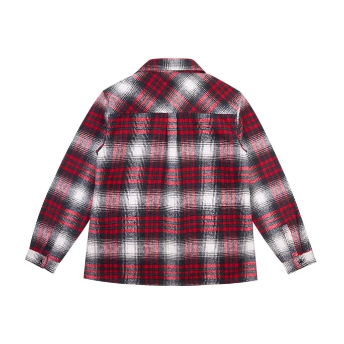 Flannel Shacket - Red