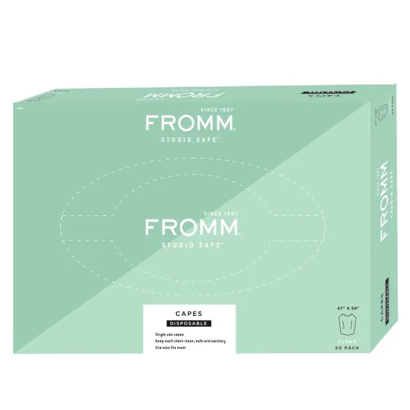 Fromm Clear Disposable Capes 50 Count