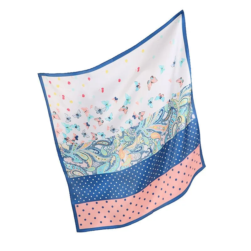 Garden Charmeuse Silk Scarf 53