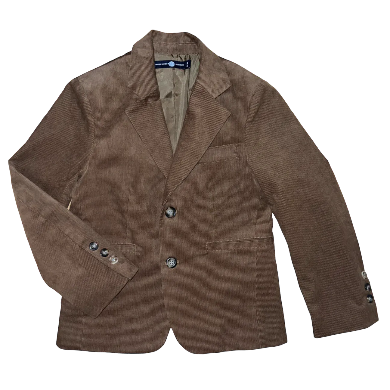 Gentlemans Jacket Khaki Corduroy