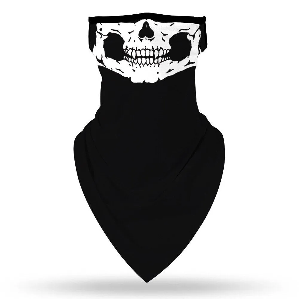 Halloween Skull Death Punk Scary Cosplay Face Mask Neck Scarf Masks Bandana Headband Balaclava