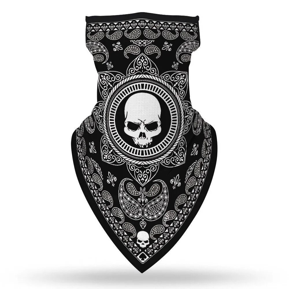 Halloween Skull Death Punk Scary Cosplay Face Mask Neck Scarf Masks Bandana Headband Balaclava