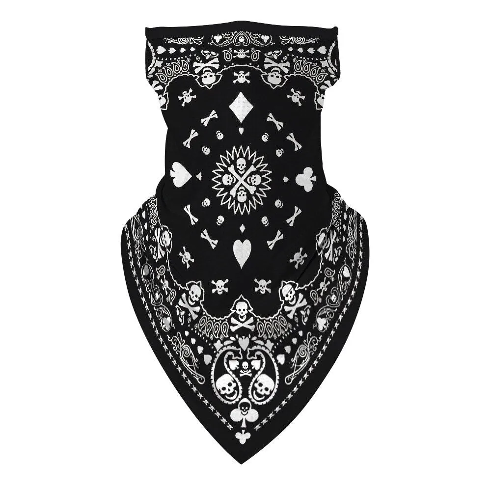 Halloween Skull Death Punk Scary Cosplay Face Mask Neck Scarf Masks Bandana Headband Balaclava