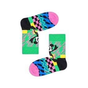 Happy Socks x Disney Kids Crew Socks - Mickey-Time (7-9 Years Old)