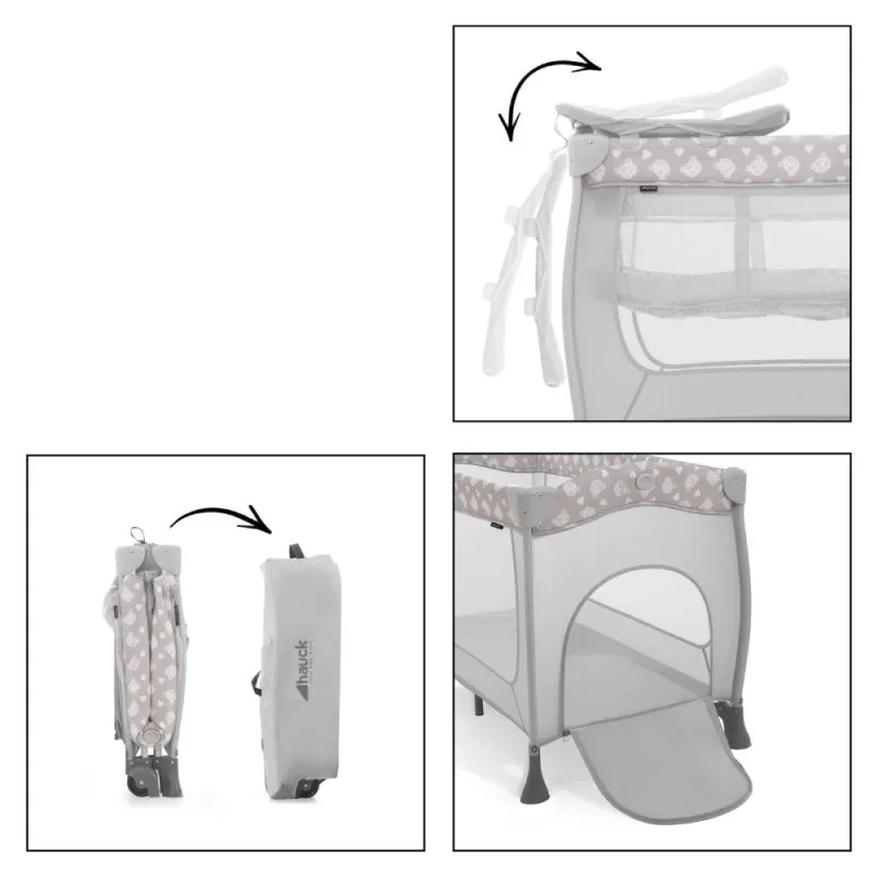 Hauck Sleep N Play Center Teddy Grey