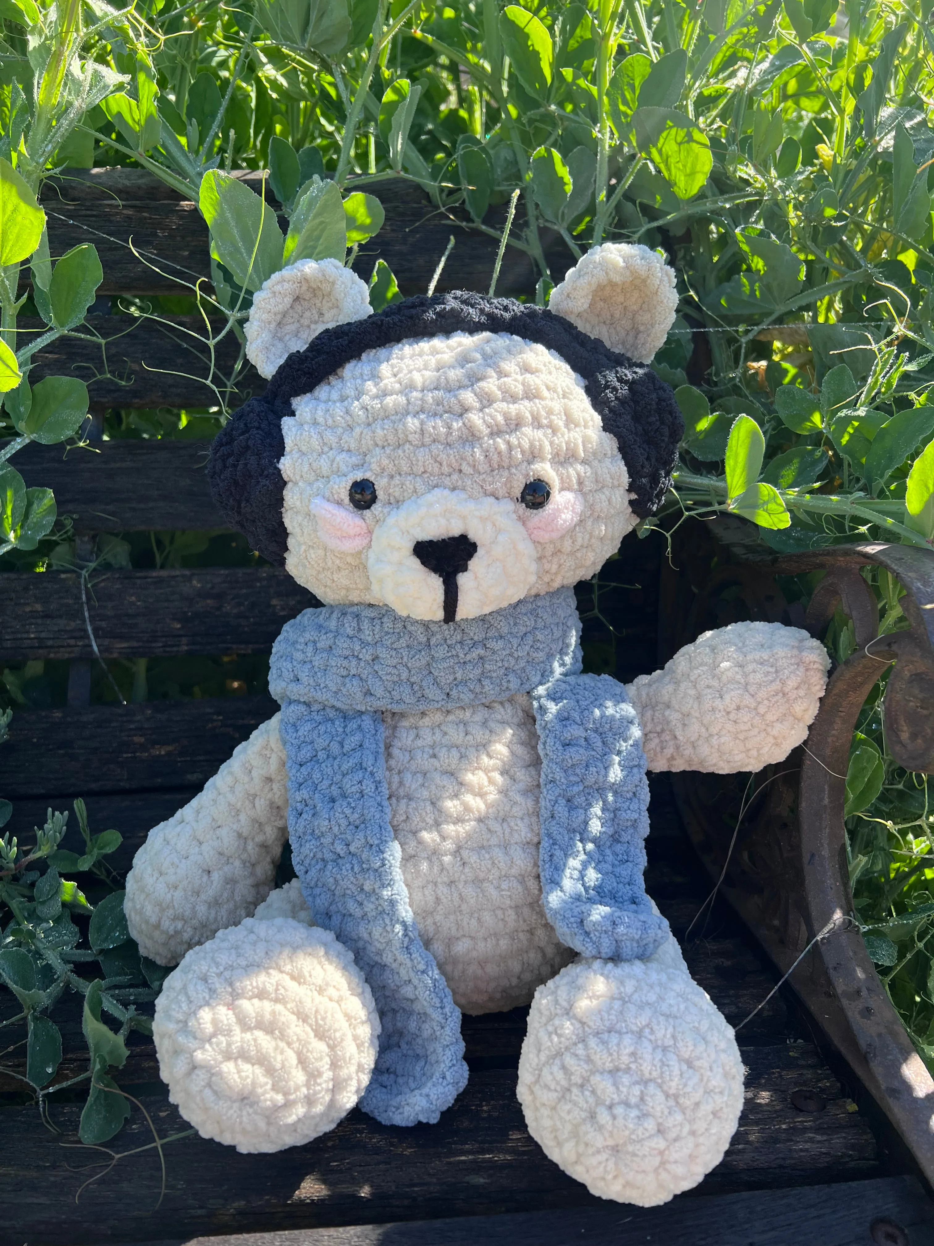 Headphone Teddy Plushie