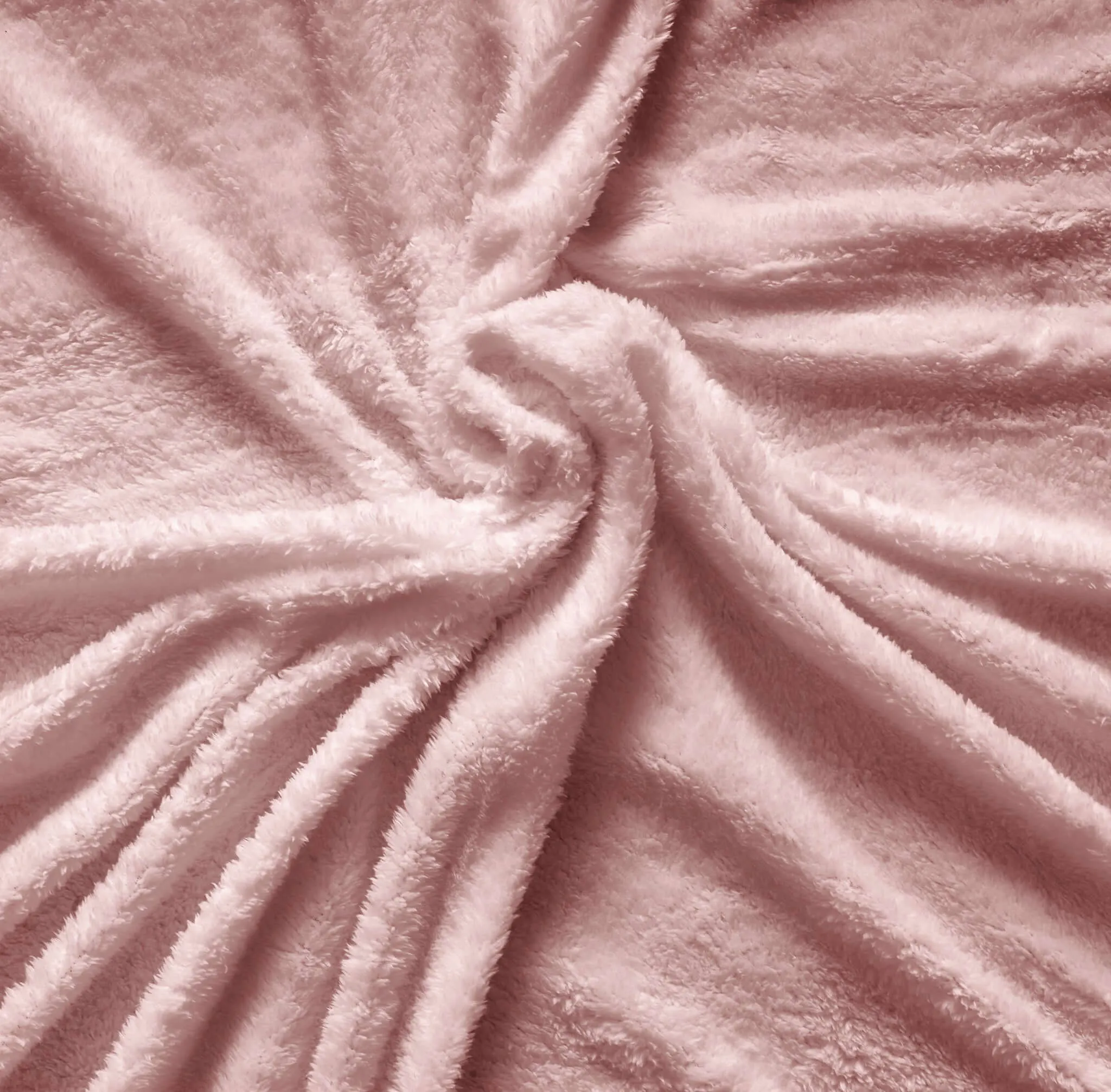 Hibernate Cosy Collection Super Soft Teddy Fleece Fitted Sheet - Rose Pink