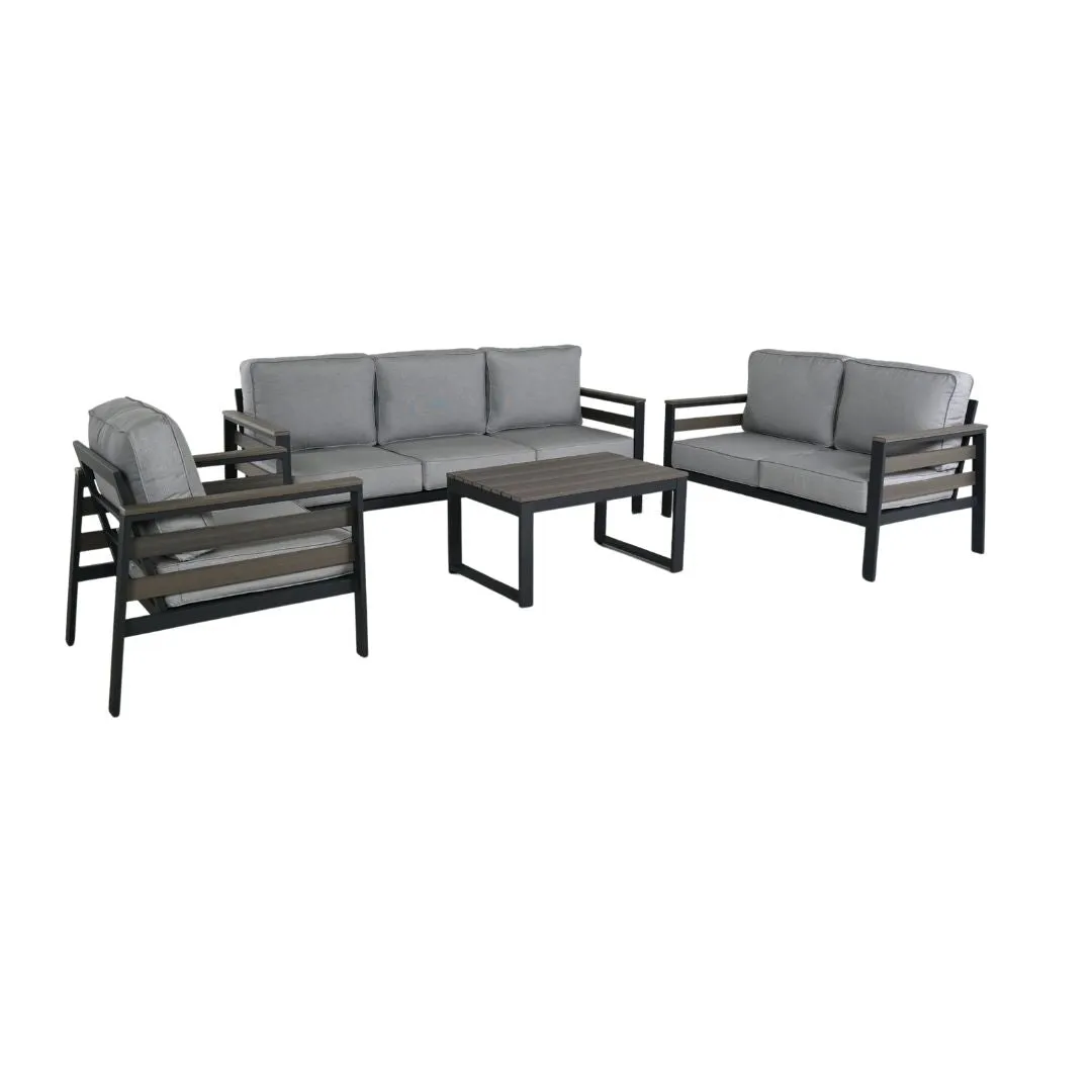 Hixon Panel Deep Seating Set (5-Piece Set)