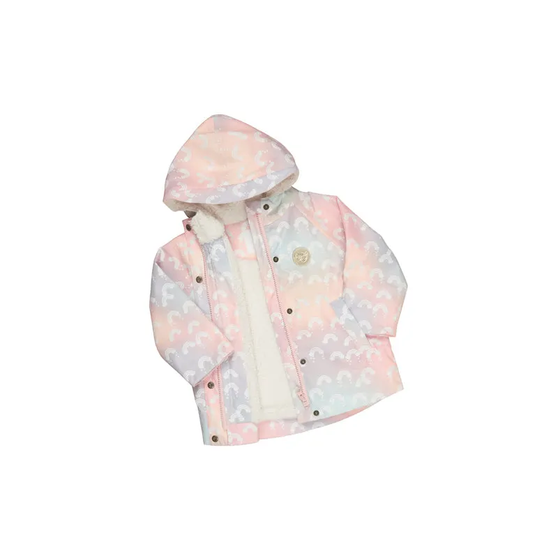 Huxbaby Rainbow Swirl Raincoat