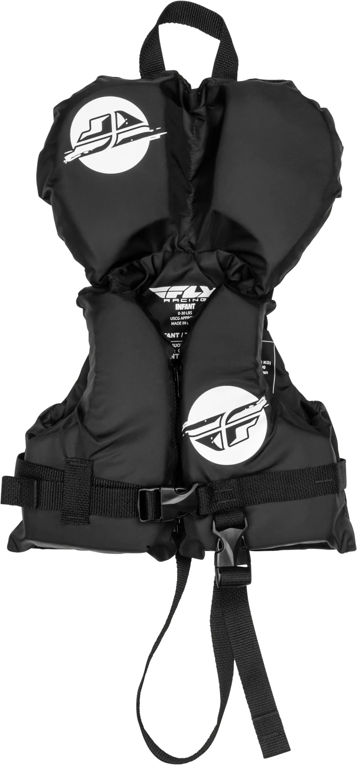 INFANT FLOTATION VEST BLACK/WHITE