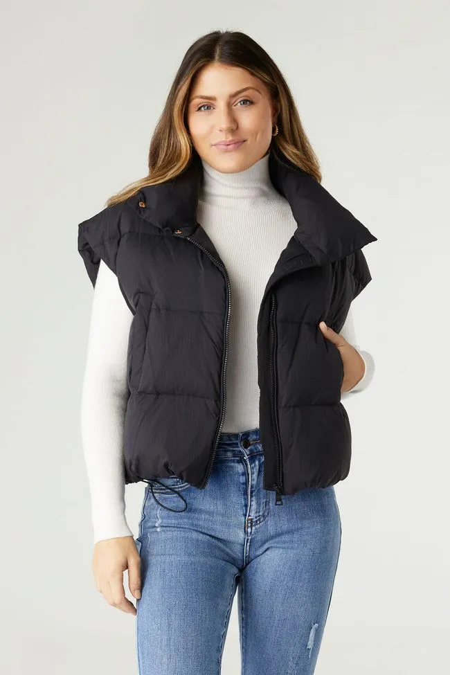 Jana Chunky Down Vest with Cinched Bottom