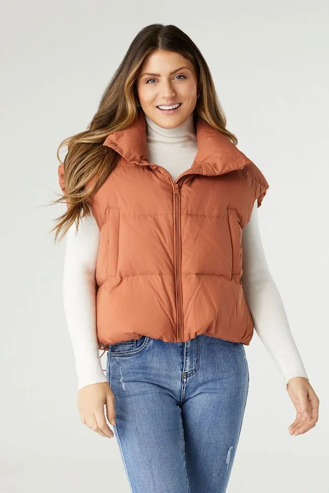 Jana Chunky Down Vest with Cinched Bottom