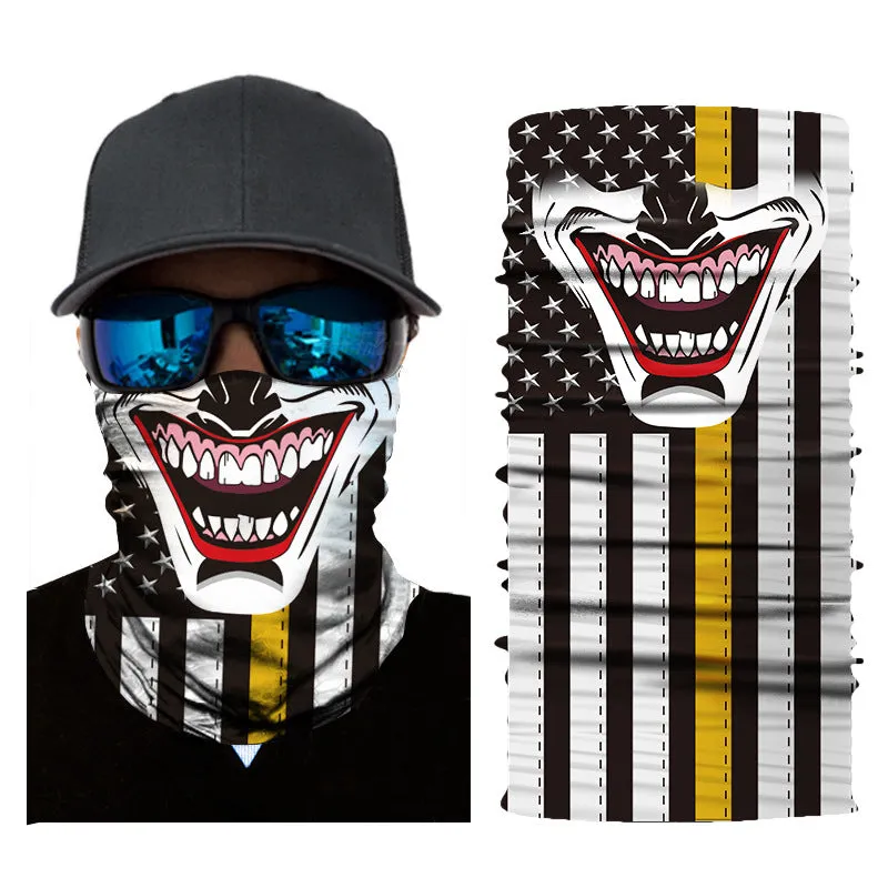 Joker Face Mask - Joker/Clown Gaiter (Balaclava or Face Tube) Mask