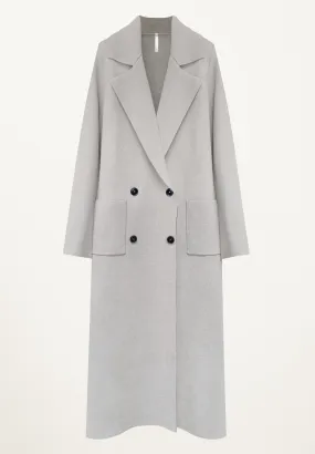 Katelyn Long Coat in Alabaster