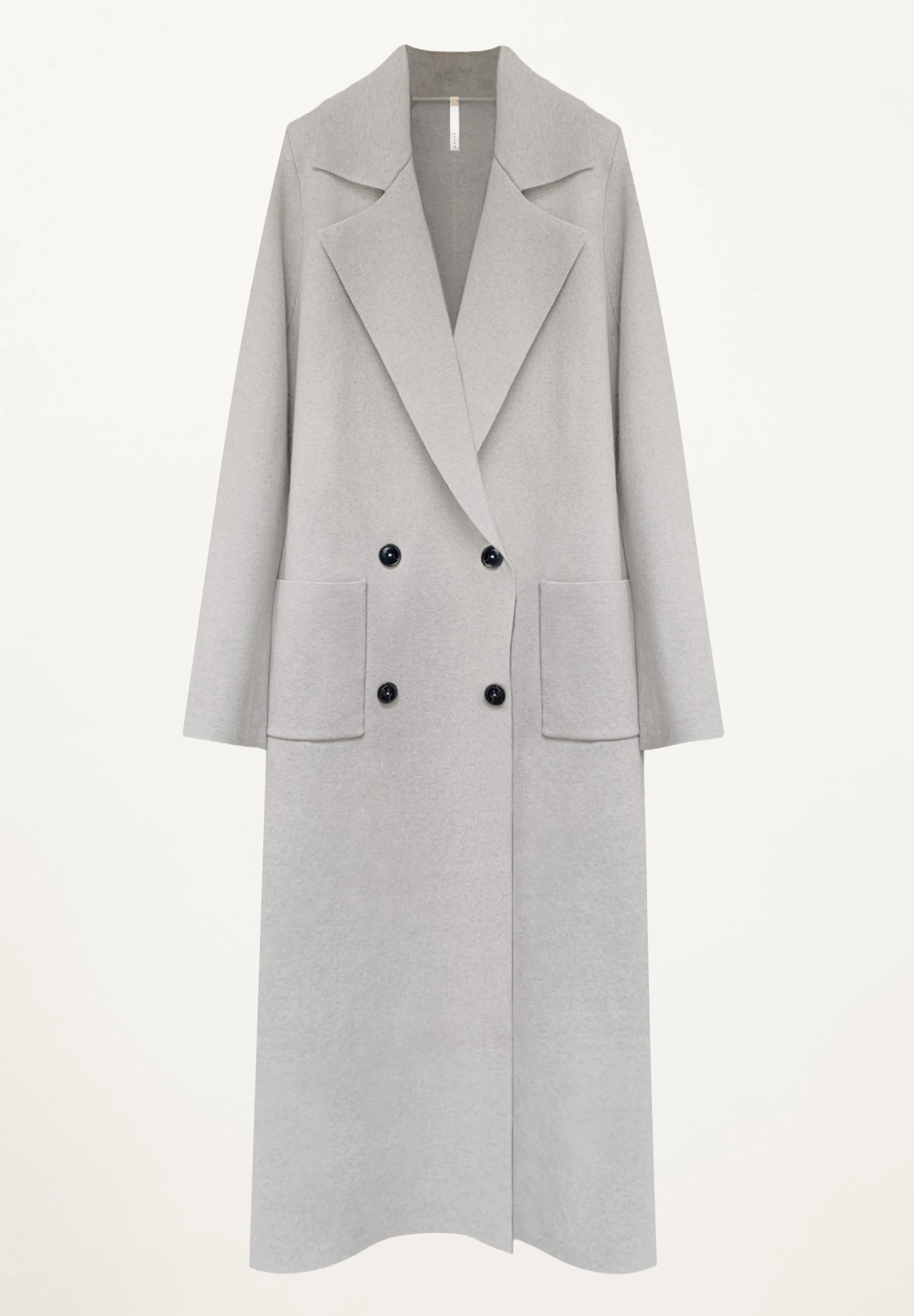 Katelyn Long Coat in Alabaster