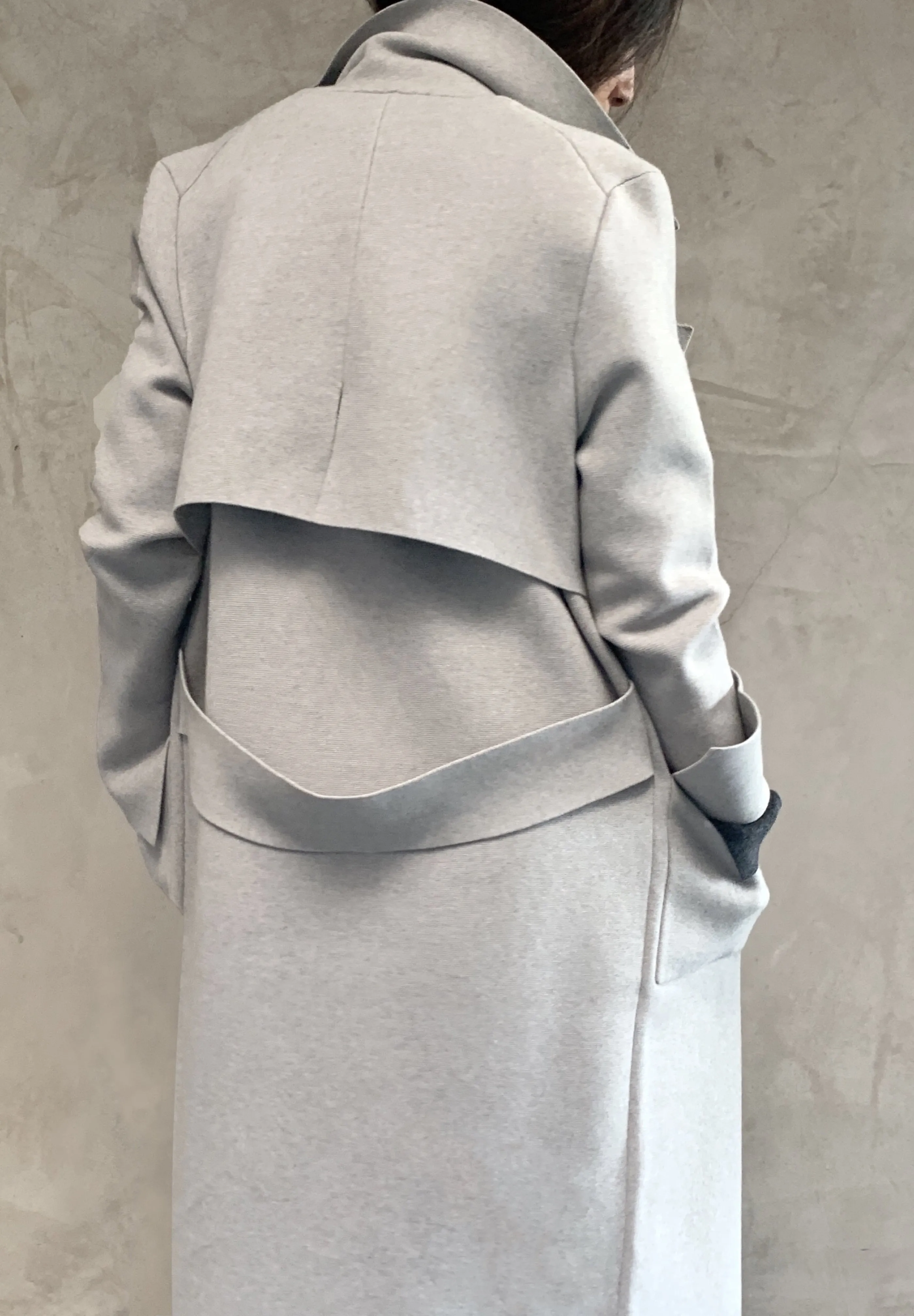 Katelyn Long Coat in Alabaster