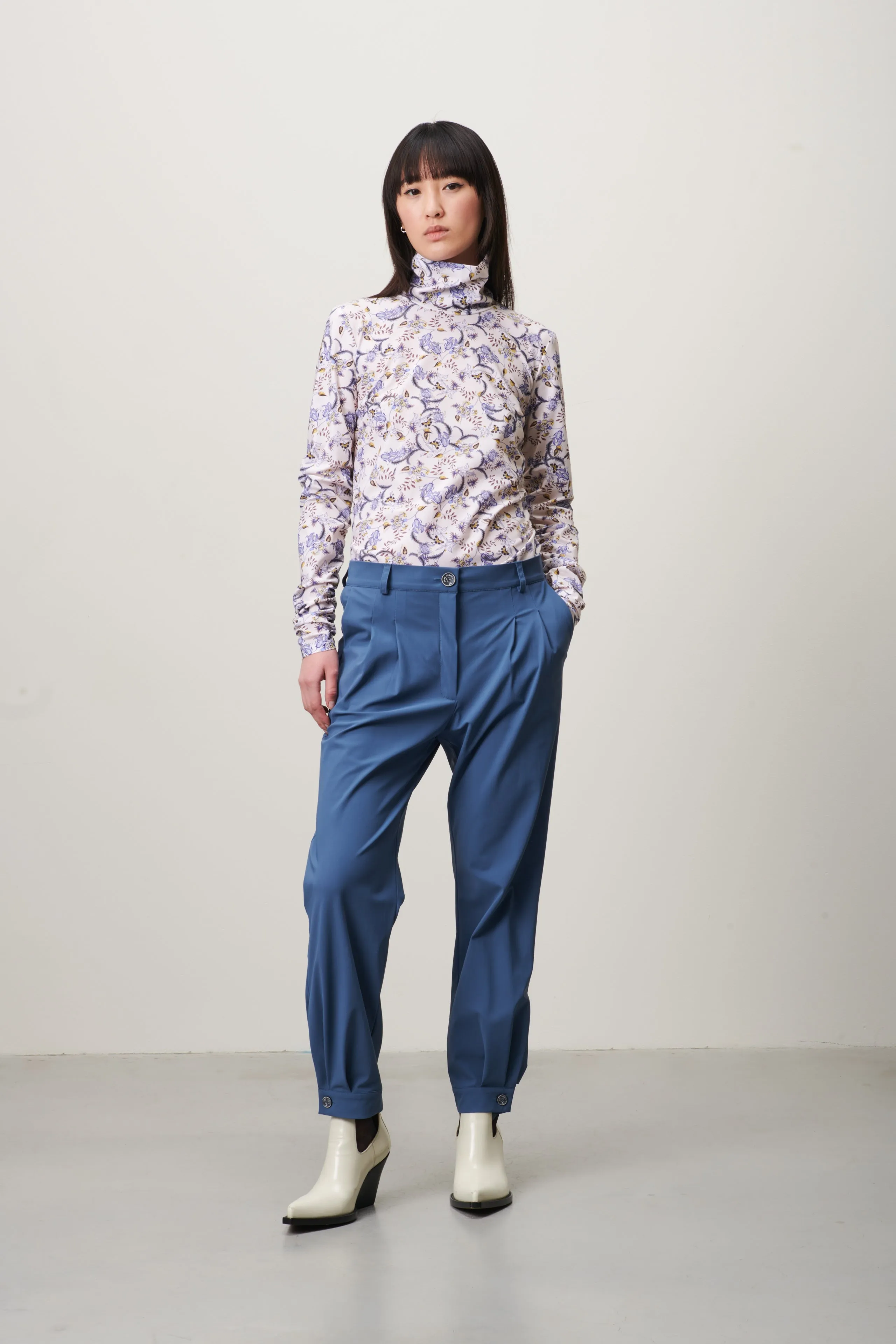 Katrin Pants Technical Jersey | Mid Blue