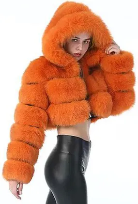 K'ERA - BELERO HOODED FUR JACKET