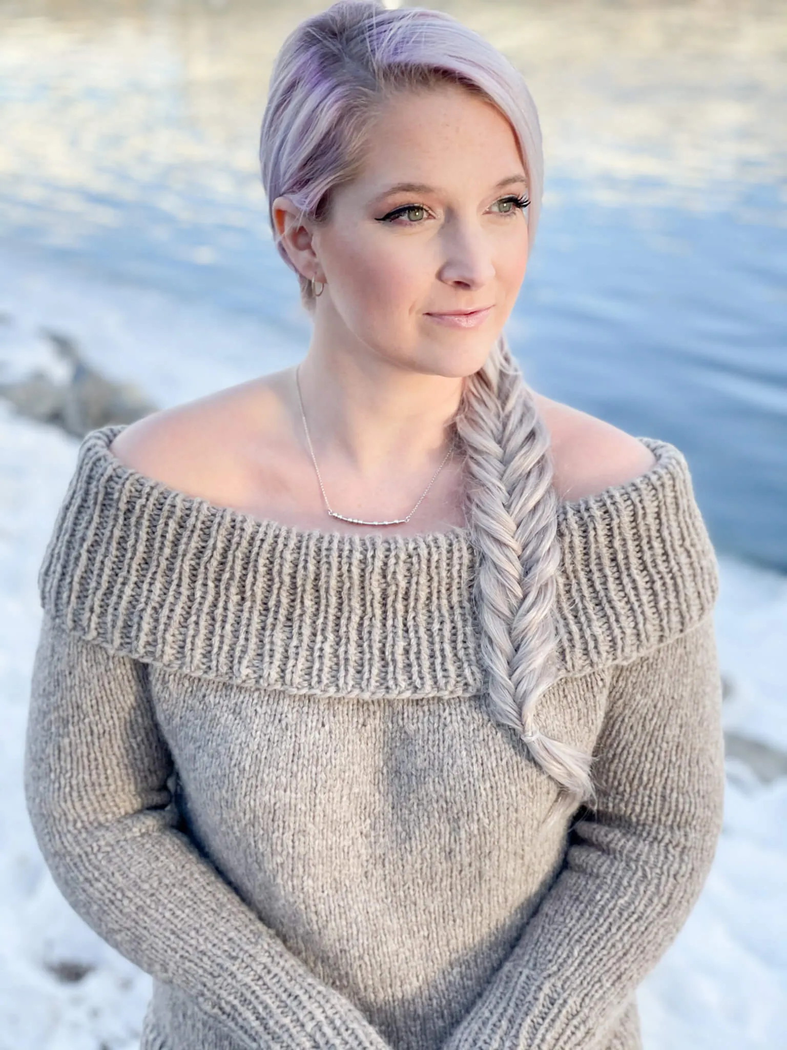 Knit Kit - Cold Shoulder Pullover