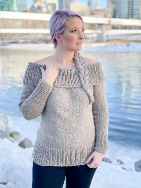 Knit Kit - Cold Shoulder Pullover