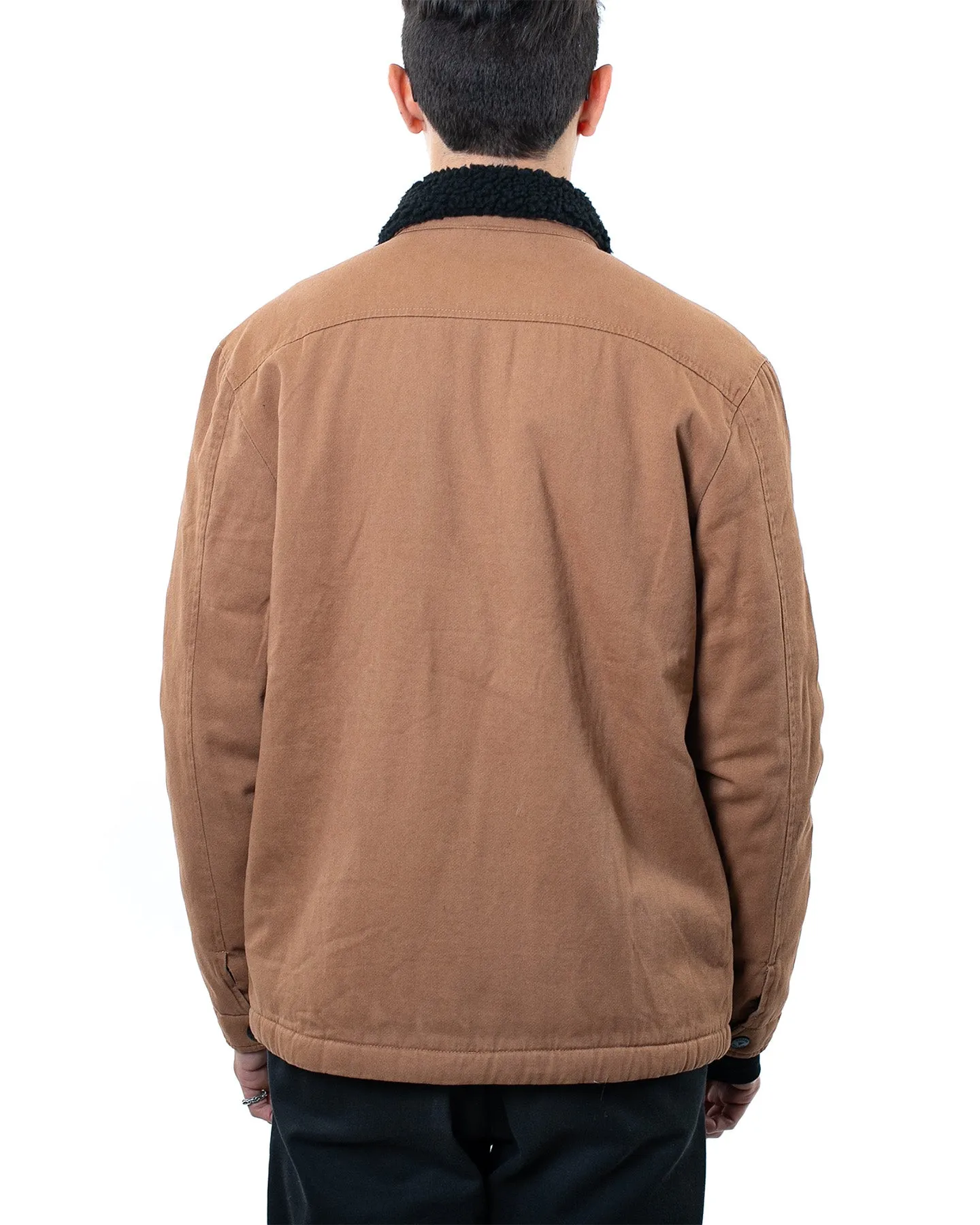 LAMB JACKET - BROWN / BLACK