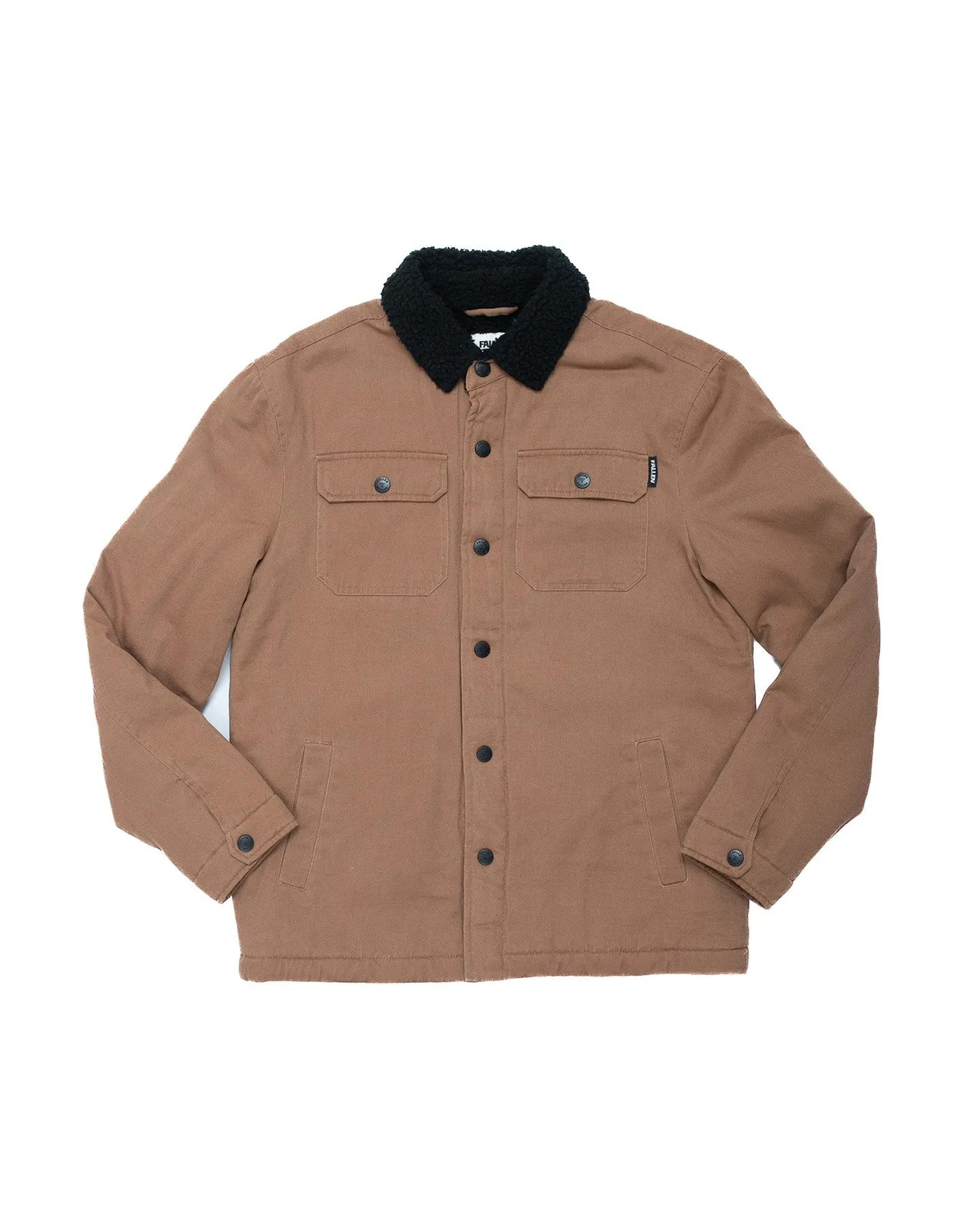 LAMB JACKET - BROWN / BLACK