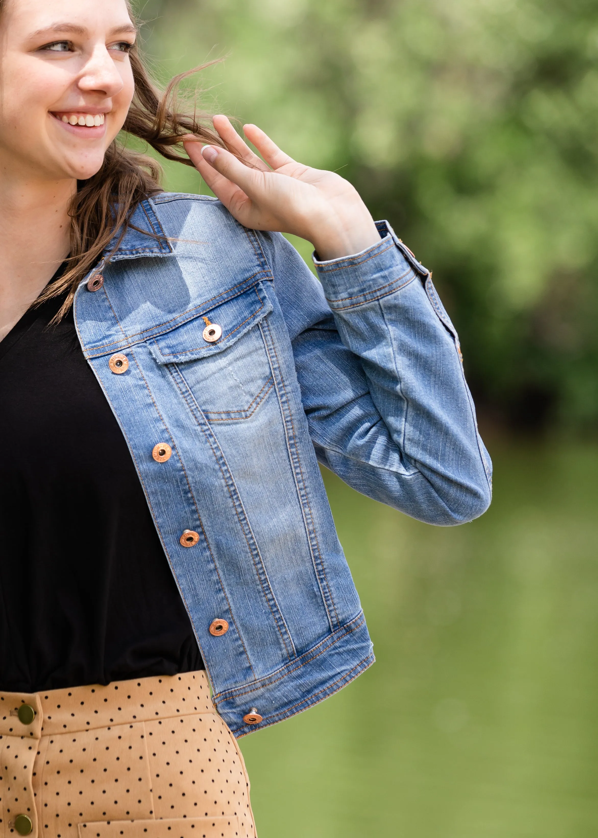 Lightweight Denim Jean Jacket